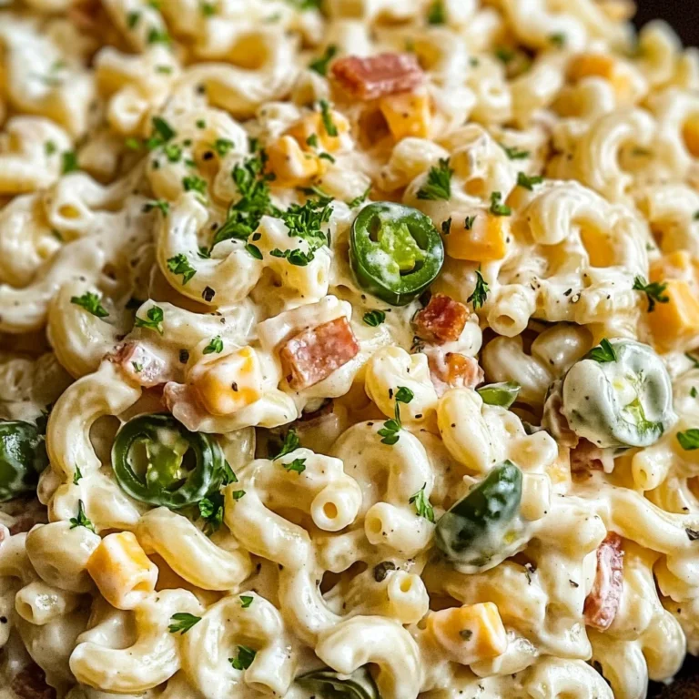 Jalapeno Popper Macaroni Salad