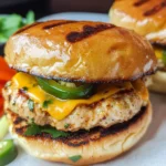 Jalapeno & Cheddar Turkey Burgers