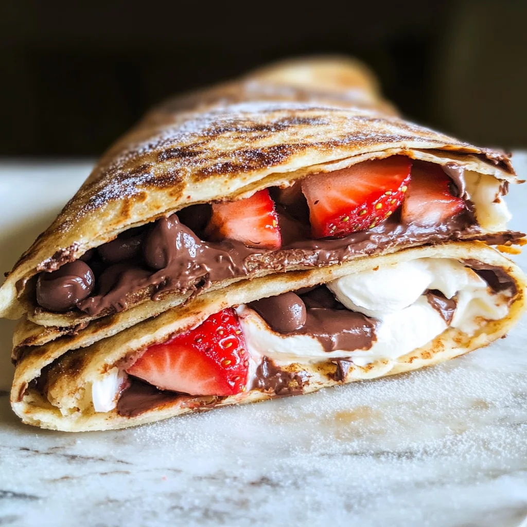 Keto Dessert Tortilla Wrap