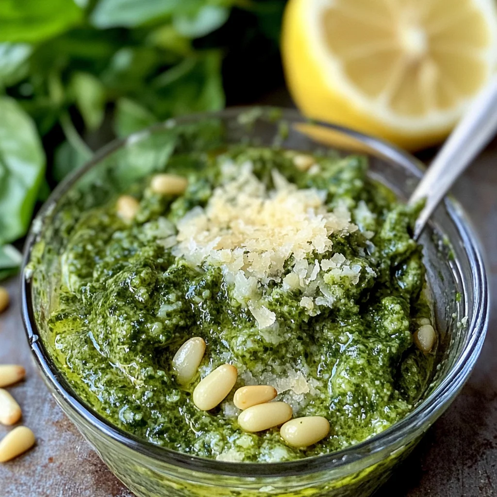 Lemon Balm Pesto