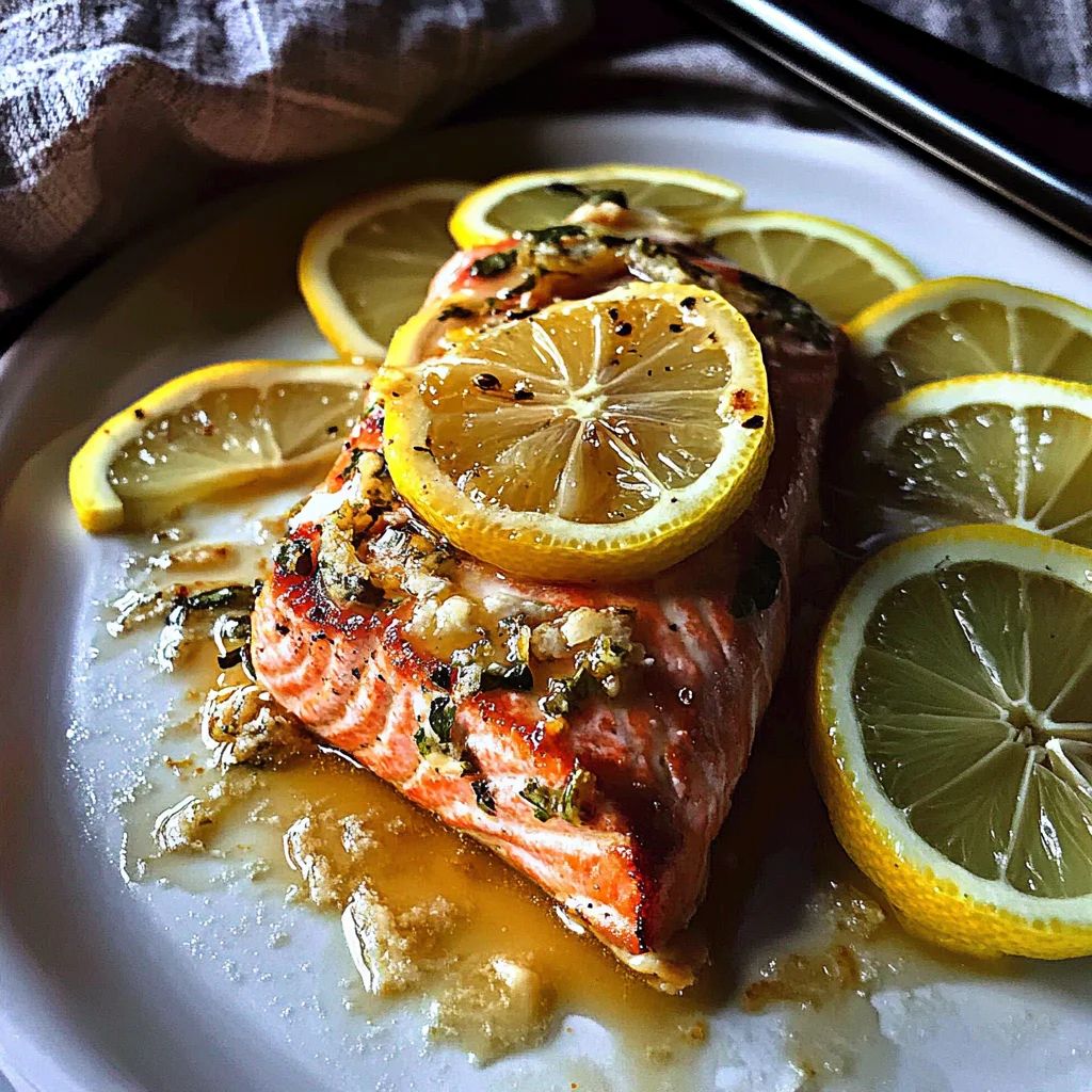 Lemon Lime Salmon with Lemon Butter