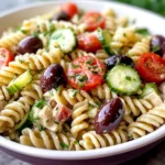 Mediterranean-Style Tuna Pasta Salad