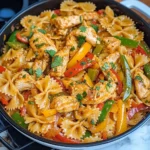 One Pot Chicken Fajita Pasta