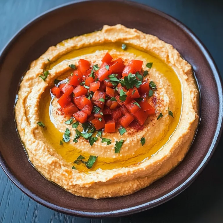 Roasted Red Pepper Hummus