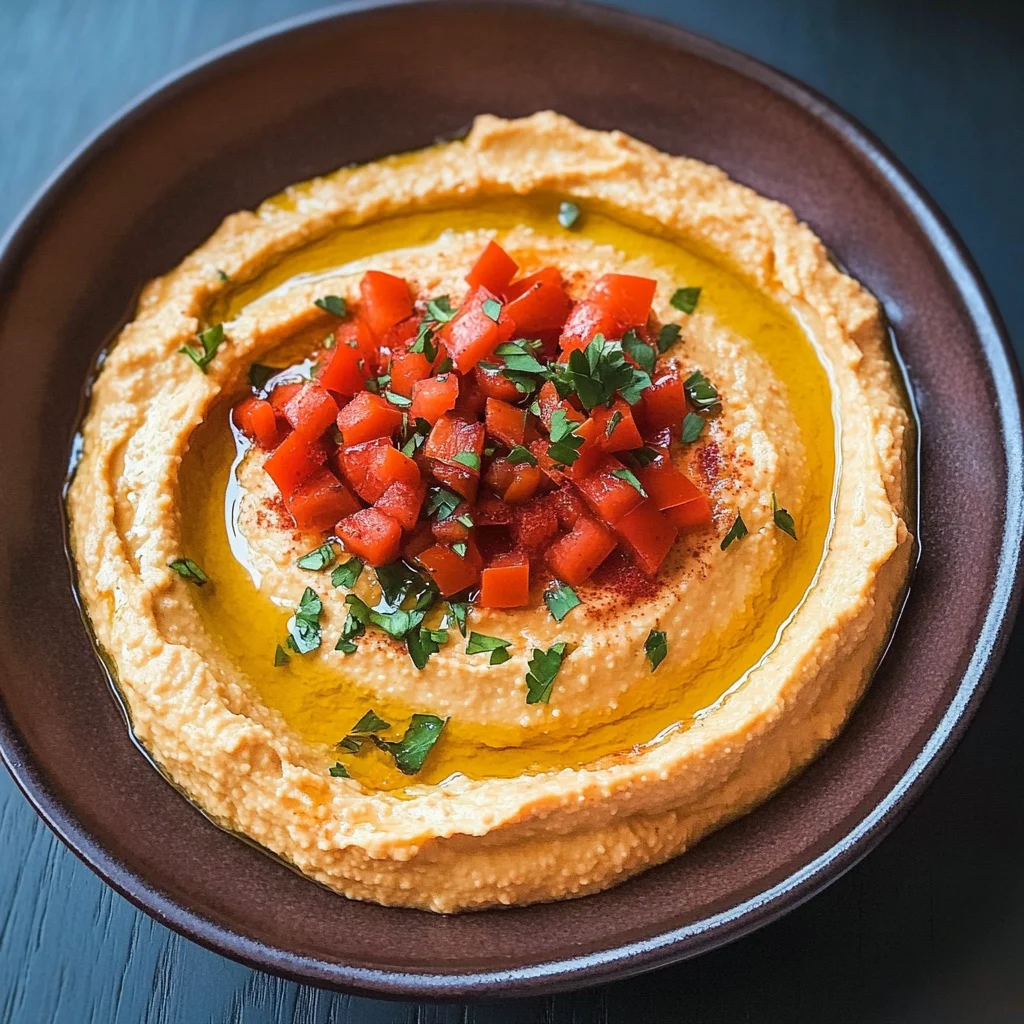 Roasted Red Pepper Hummus