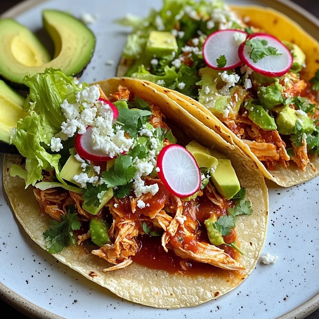 Saucy Chicken Tacos