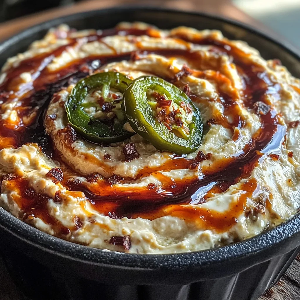 Spicy Roasted Jalapeño Cowboy Cream Cheese Dip