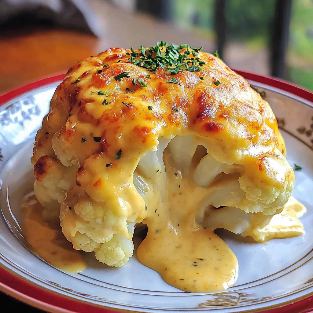 Tangy Mustard Cauliflower, Microwave Cauliflower