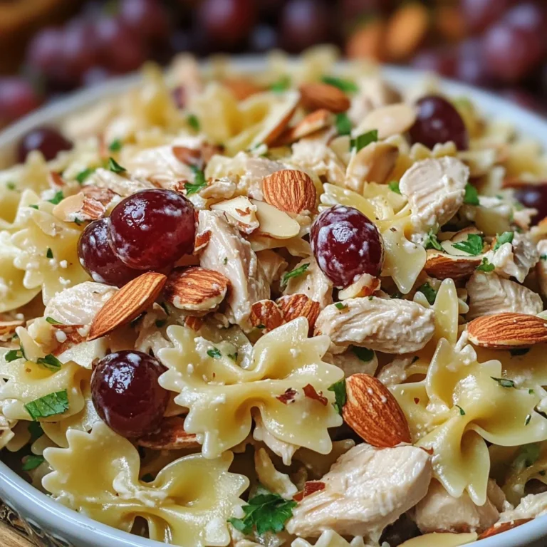 Waldorf Chicken Pasta Salad