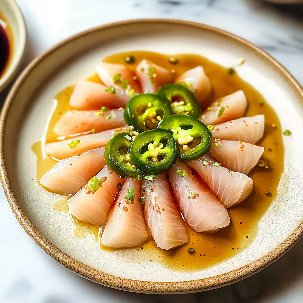 chicken hamachi Crudo