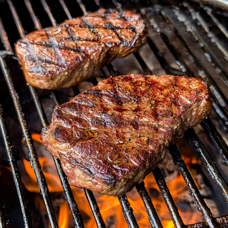Grilled Rump Cap Steaks