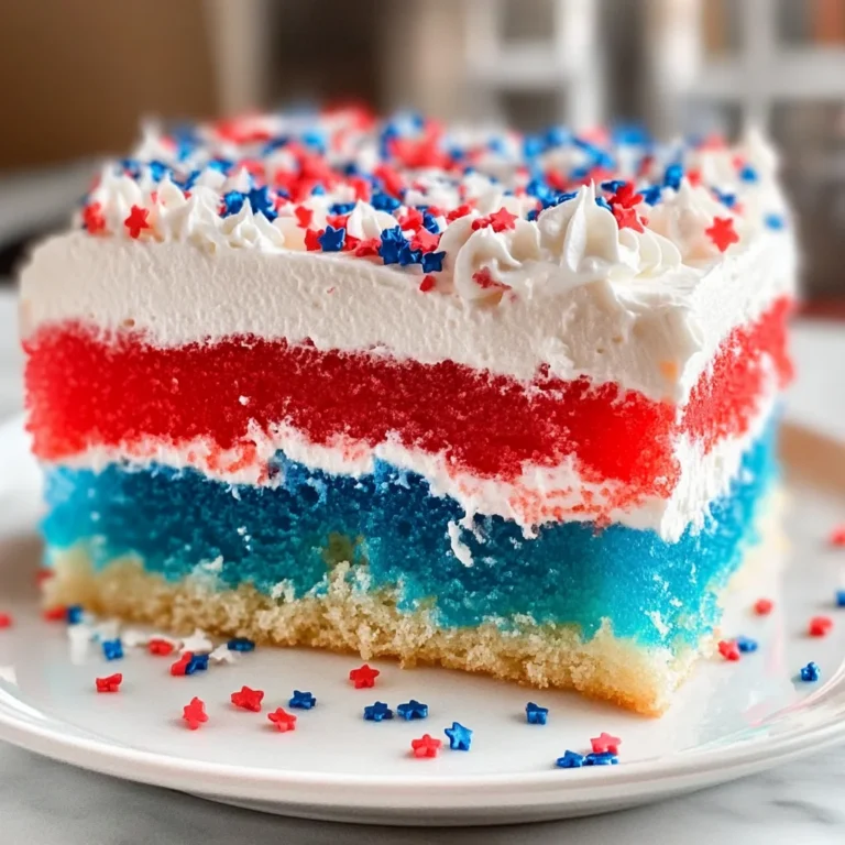 4th of July Poke Cake
