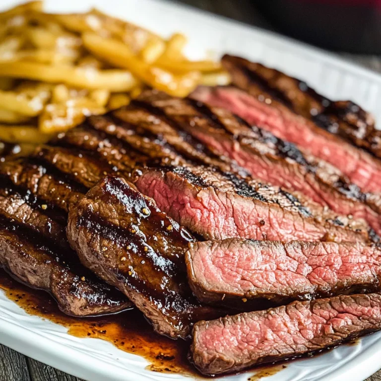 Balsamic Grilled Flat Iron Steak