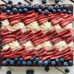 Flag Brownies
