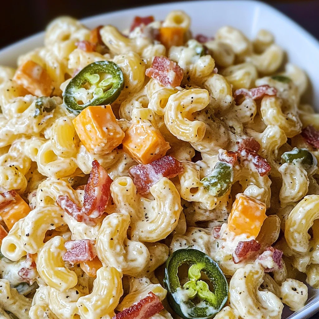 Jalapeño Popper Macaroni Salad Recipe