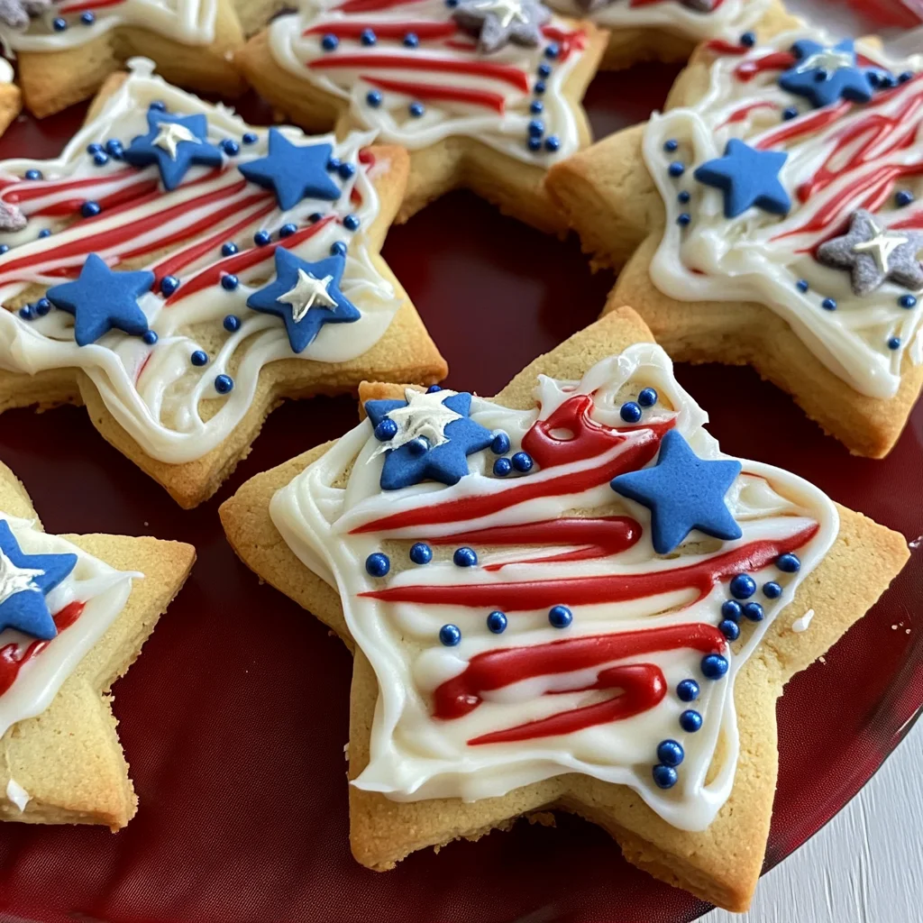 Patriotic Star Cookies