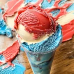 Red White and Blue Ice Cream